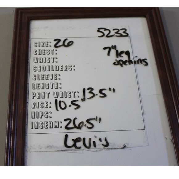 Levi's Premium Jeans Women's 26 Black Wedgie Straight Button Fly Denim - Picture 6 of 6